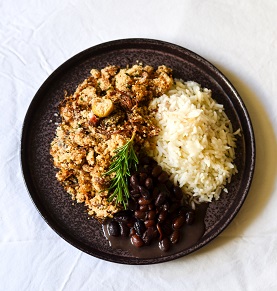 Roupa Velha, Arroz Branco e Feijão