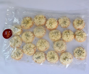 Mini Pizza Muçarela (20 unidades)