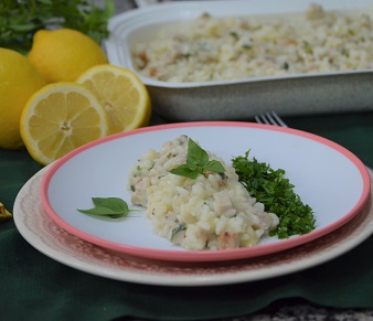 Risotto de Lombinho com Limão Siciliano