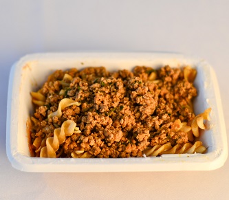 Fusilli Integral com Carne Moída  Congelado